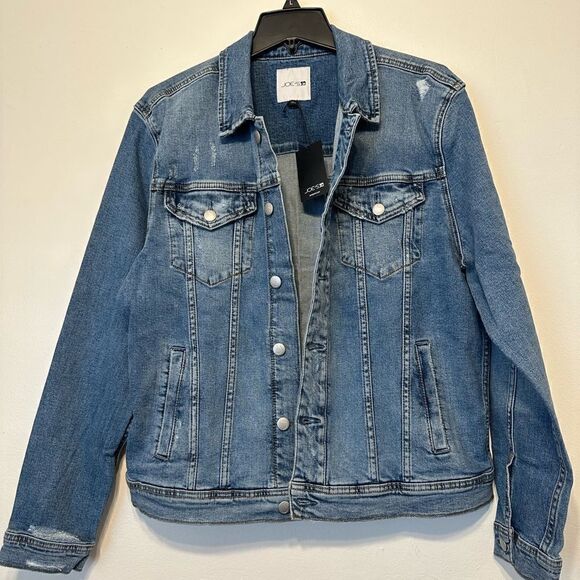 Joe’s Men’s Denim classic Jeans denim jacket size L, NWT - Picture 7 of 9